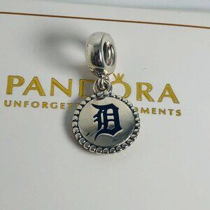 ✨🔥Pandora Detroit Tigers Dangle Charm S925 Silver with box